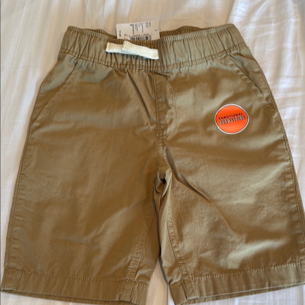 Kids Tan Shorts NWT size 7